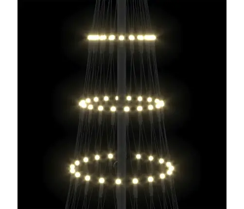 Led Ziemassvētku Koks Silti Balts 138.5 X 138.5 X 399 Cm Metāla Vidaxl Led Ziemassvētku Koks Silti Balts 138.5 X 138.5 X 399 Cm Metāla Vidaxl