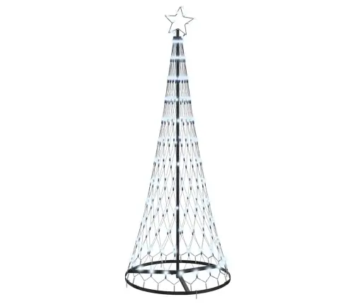 Led Jõulupuu Koos Alusega Külm Valge 71 X 71 X 184.5 Cm Metall