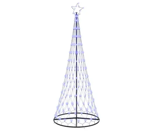 Led Kalėdų Medis Su 290 Led Mėlyna 100 X 100 X 250 Cm Metalas