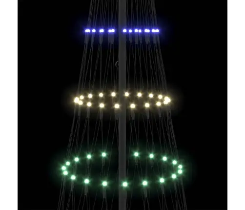 Led Jõulupuu Mitmevärviline 100 X 100 X 250 Cm Metall