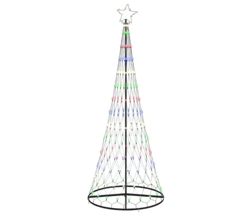 Led Jõulupuu Mitmevärviline 100 X 100 X 250 Cm Metall