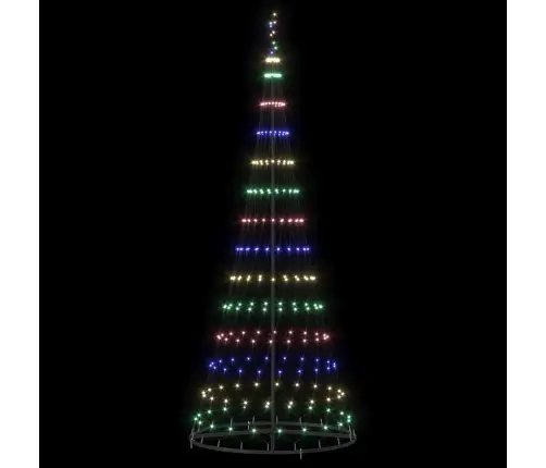 Led Jõulupuu Mitmevärviline 100 X 100 X 250 Cm Metall