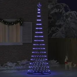 Led Jõulupuu Sinine 100.5 X 100.5 X 302.5 Cm Metall