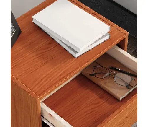 Nakts Skapīši Vaks Brūns 40 X 30.5 X 35.5 Cm Priedes Koks Vidaxl