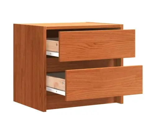 Nakts Skapīši Vaks Brūns 40 X 30.5 X 35.5 Cm Priedes Koks Vidaxl