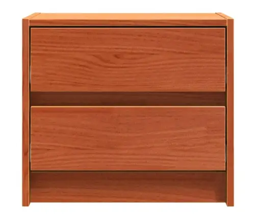 Naktiniai Staliukai 2 Pcs Vaško Ruda 40 X 30.5 X 35.5 Cm