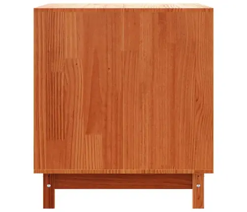 Suņu Māja Vaks Brūns 90 X 60 X 67 Cm Ciets Priedes Koks Vidaxl