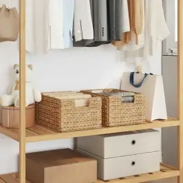 Ladustamiskorvid 2 Pcs Neutraalne 35 X 25 X 17 Cm Vesihüatsint