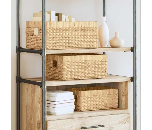 Laikymo Krepšiai 3 Pcs Natūrali 40 X 30 X 18 Cm