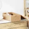 Uzglabāšanas Kaste Brūna 75 X 42 X 23 Cm Ūdens Hiacintes Vidaxl
