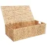 Uzglabāšanas Kaste Brūna 75 X 42 X 23 Cm Ūdens Hiacintes Vidaxl