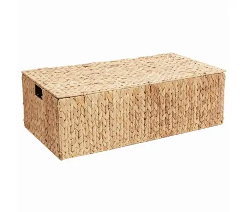 Uzglabāšanas Kaste Brūna 75 X 42 X 23 Cm Ūdens Hiacintes Vidaxl