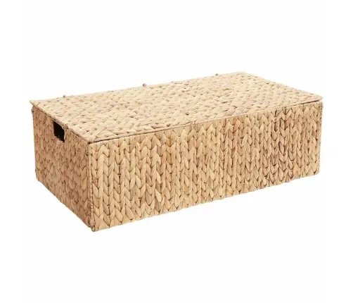 Uzglabāšanas Kaste Brūna 75 X 42 X 23 Cm Ūdens Hiacintes Vidaxl