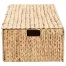 Uzglabāšanas Kaste Brūna 75 X 42 X 23 Cm Ūdens Hiacintes Vidaxl