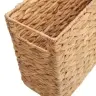 Žurnālu Grozi 2 Pcs Dabiska 39 X 14 X 25 Cm Ūdens Hiacintes Vidaxl