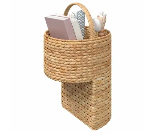 Grozs Kāpnēm Dabiska 28 X 26 X 44 Cm Ūdens Hiacintes Vidaxl