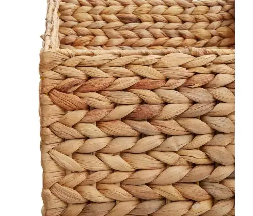 Karājošais Grozs Dabiska 30 X 17,5 X 38 Cm Ūdens Hiacintes Vidaxl