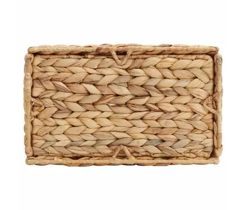 Karājošais Grozs Dabiska 30 X 17,5 X 38 Cm Ūdens Hiacintes Vidaxl