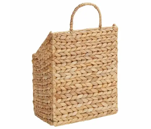 Karājošais Grozs Dabiska 30 X 17,5 X 38 Cm Ūdens Hiacintes Vidaxl