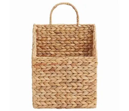 Karājošais Grozs Dabiska 30 X 17,5 X 38 Cm Ūdens Hiacintes Vidaxl