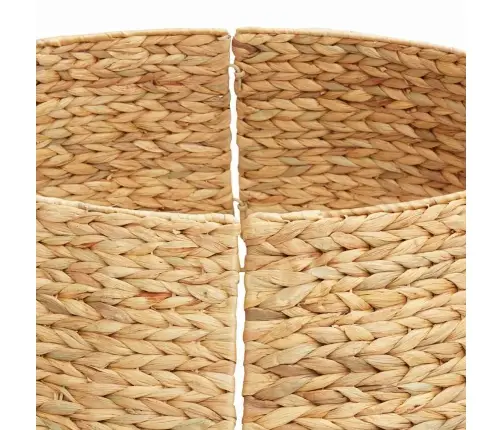 Ziemassvētku Koka Apmale Brūna 90 X 90 X 28 Cm Ūdens Hiacintes Vidaxl