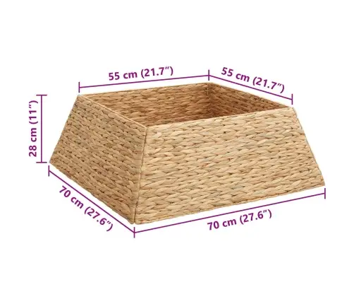 Jõulupuukaelus Pruun 70 X 70 X 28 Cm Vesihüatsint