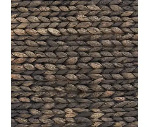 Ziemassvētku Koka Apmale Melna 50 X 50 X 25 Cm Ūdens Hiacintes Vidaxl