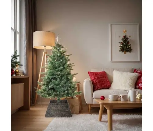 Kalėdų Medžio Apykaklė Juoda 60 X 60 X 28 Cm Vandens Hiacintas