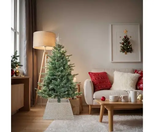 Kalėdų Medžio Apykaklė Balta 70 X 70 X 28 Cm Vandens Hiacintas