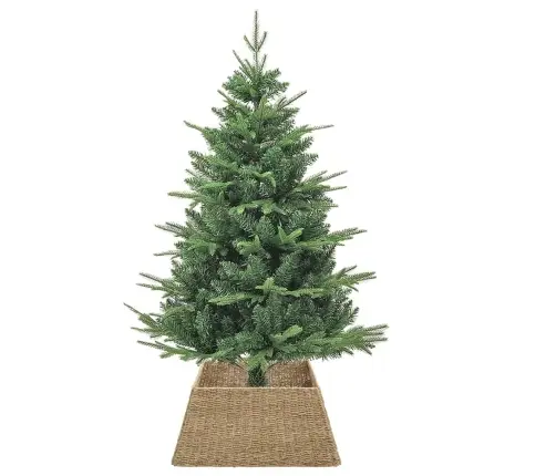 Ziemassvētku Koka Apmale Brūna 70 X 70 X 28 Cm Jūras Zāle Vidaxl