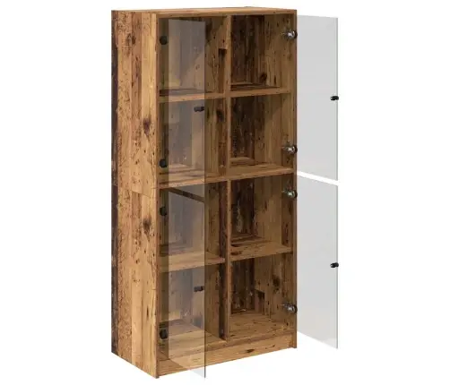 Aukštas Spintelė Senovinis Medis 68 X 37 X 142 Cm