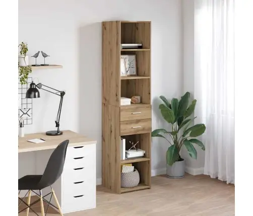 Augstais Skapītis Artisānā Ozols 40 X 42,5 X 185 Cm Vidaxl