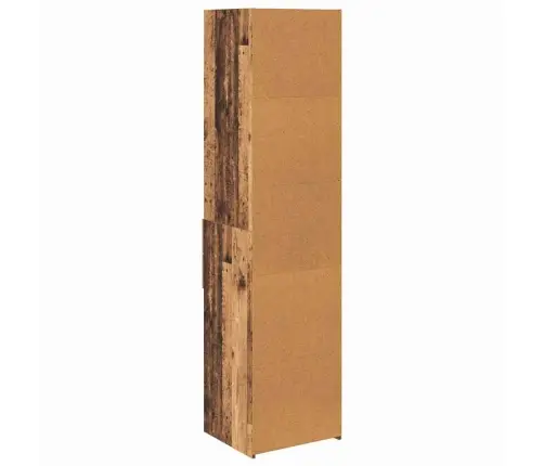 Augstais Skapītis Ar Atvilktni Vecs Koks 45 X 42,5 X 185 Cm Vidaxl