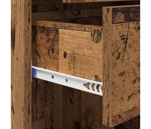 Aukštas Spintelė Su Stalčių Senovinis Medis 50 X 42,5 X 185 Cm