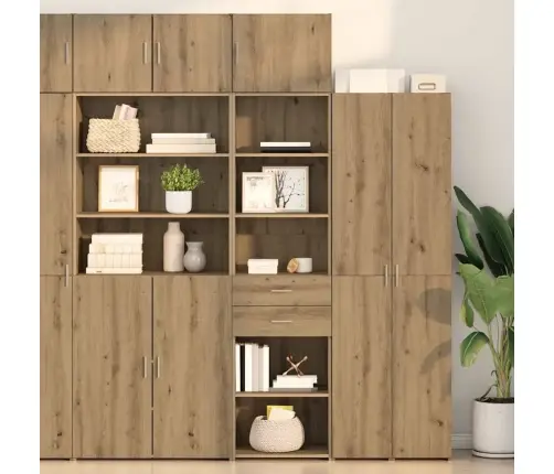 Augstais Skapītis Artisānā Ozols 50 X 42,5 X 185 Cm Vidaxl