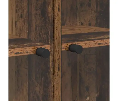 Augstais Skapītis 2 Pcs Vecs Koks 136 X 37 X 142 Cm Vidaxl