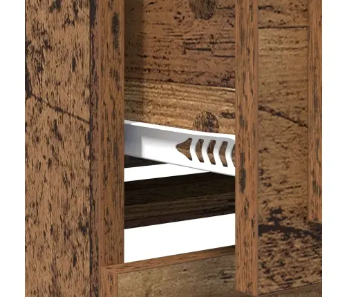 Sānu Skapji Ar Atvilktni 3 Pcs Vecs Koks 210 X 35,5 X 67,5 Cm Vidaxl