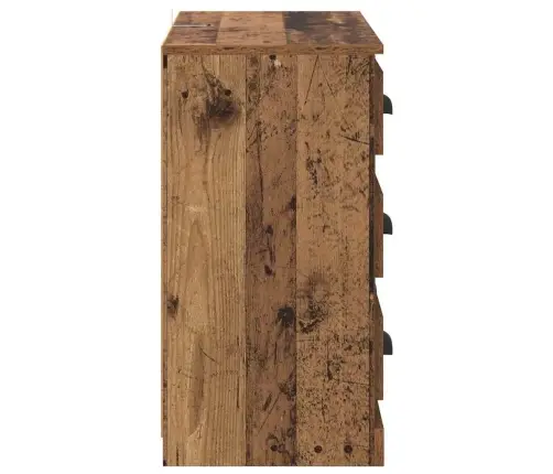 Sānu Skapji Ar Atvilktni 2 Pcs Vecs Koks 70 X 35,5 X 67,5 Cm Vidaxl