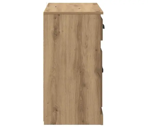 Sānu Skapji 2 Pcs Artisānā Ozols 70 X 35,5 X 67,5 Cm Vidaxl