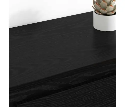 Sānu Skapji 2 Pcs Melns Ozolkoks 70 X 35,5 X 67,5 Cm Vidaxl