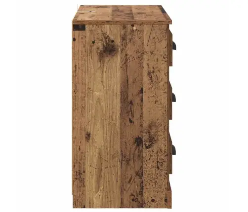 Sānu Skapji Ar Atvilktni 2 Pcs Vecs Koks 70 X 35,5 X 67,5 Cm Vidaxl