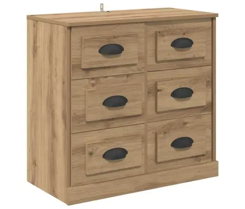 Sānu Skapji 2 Pcs Artisānā Ozols 70 X 35,5 X 67,5 Cm Vidaxl