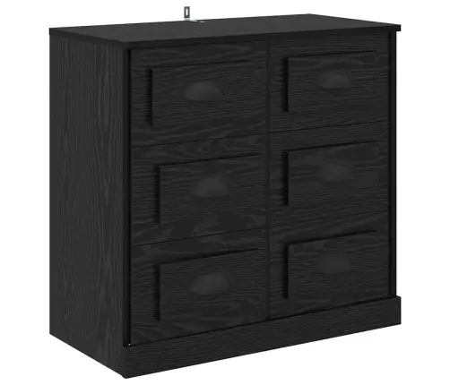 Šoninės Lentynos 2 Pcs Juodas Ąžuolas 70 X 35,5 X 67,5 Cm