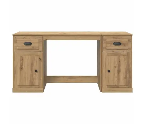 Galda Ar Skapīti Ar Atvilktni Artisānā Ozols 154,5 X 50 X 75 Cm Vidaxl