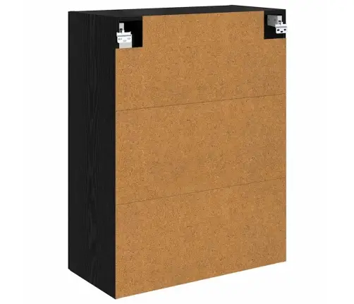 Sienas Skapji 2 Pcs Melns Ozolkoks 69,5 X 34 X 90 Cm Vidaxl