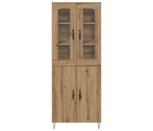 Augstais Skapītis Artisānā Ozols 69,5 X 34 X 180 Cm Vidaxl