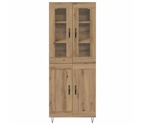 Augstais Skapītis Artisānā Ozols 69,5 X 34 X 180 Cm Vidaxl