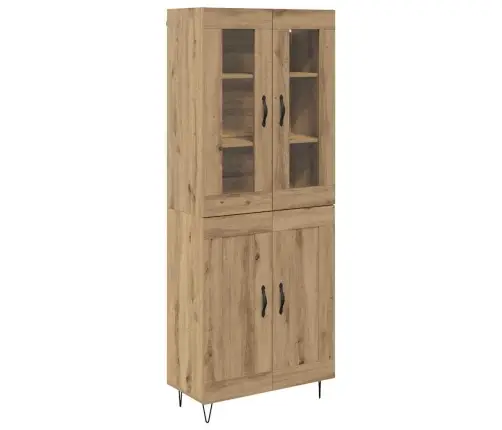 Augstais Skapītis Artisānā Ozols 69,5 X 34 X 180 Cm Vidaxl