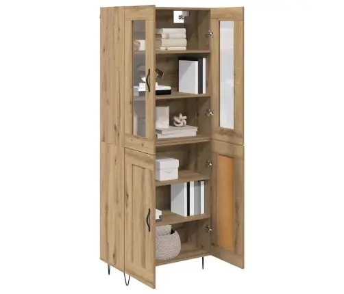 Augstais Skapītis Artisānā Ozols 69,5 X 34 X 180 Cm Vidaxl