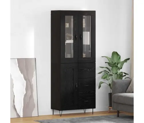 Kõrgushein Sahtliga Must Tamm 69,5 X 34 X 90 Cm Tehispuit